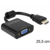 DeLOCK 65512 vaizdo kabelio adapteris VGA į HDMI