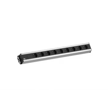 Bachmann 300.001 ilgintuvas 2 m 9 rozetės Juoda, Pilka