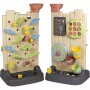 Sieninis žaidimų centras 6-in-1 Life Activity Wall, sodo įranga