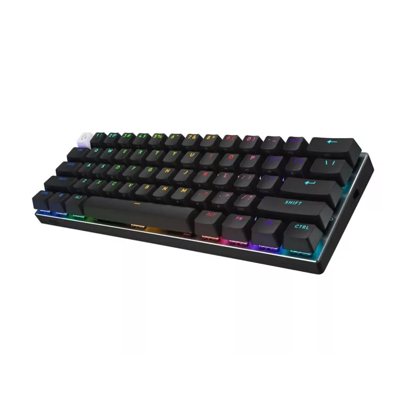 Klaviatūra Logitech G PRO X 60 žaidimams USB RF Wireless Bluetooth QWERTY US International balta