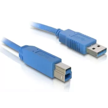 USB kabelis DeLOCK 82434 1,8 m USB A USB B mėlynas