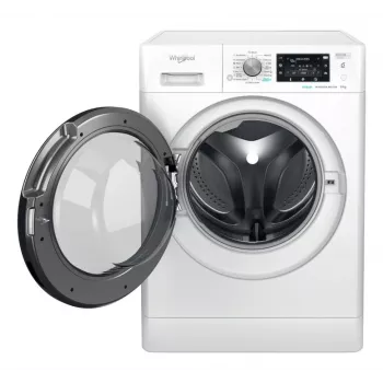 WHIRLPOOL Skalbimo mašina FFD 9489 BV EE, 9 kg, 1400 aps./min., A energijos klasė, gylis 63 cm, inverterinis variklis, juodos durelės