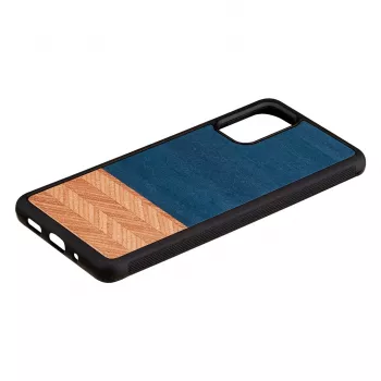 Dėklas Man and Wood Galaxy S20+ denim juodas – apsauginis dangtelis Samsung Galaxy S20+