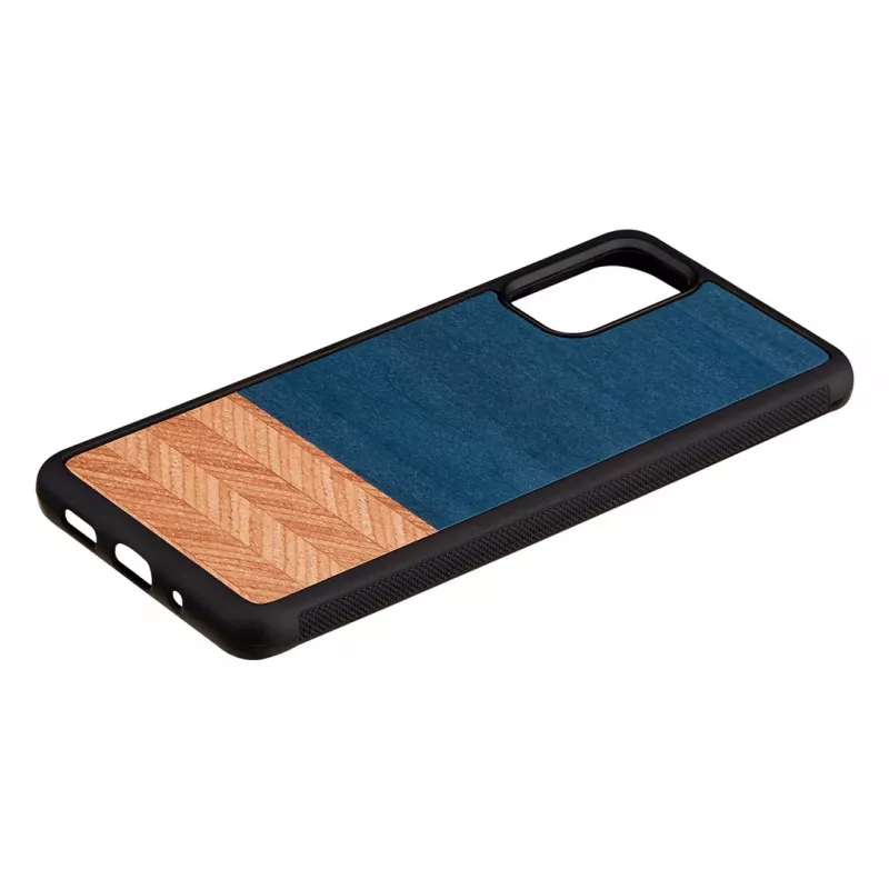 Dėklas Man and Wood Galaxy S20+ denim juodas – apsauginis dangtelis Samsung Galaxy S20+