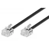 Telefono laidas Microconnect MPK186 RJ11-RJ11 6 m juodas