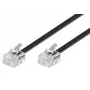 Telefono laidas Microconnect MPK186 RJ11-RJ11 6 m juodas