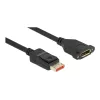 DisplayPort ilginimo laidas su montavimo rėmeliu DeLOCK 87095 8K 60 Hz 1 m
