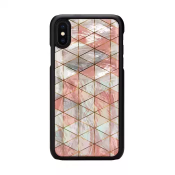 Apsauginis dėklas išmaniesiems telefonams iKins, skirtas iPhone XS / iPhone X, deimantinis raštas, juodas