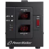 Įtampos reguliatorius PowerWalker AVR 2000 SIV FR, 2 AC lizdai, 110–280 V, juodas