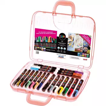 Markeriai POSCA 186817 rinkinys – įvairios spalvos, 20 vnt.