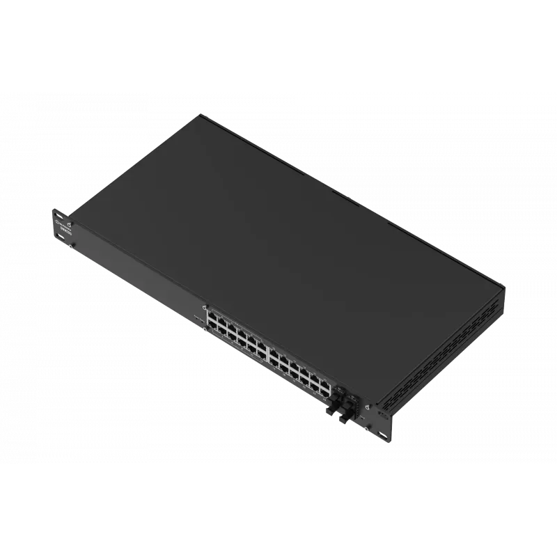 Teltonika SWM280 pramoninis valdomas jungiklis, 24x GLAN, 4x SFP, 12x PoE+