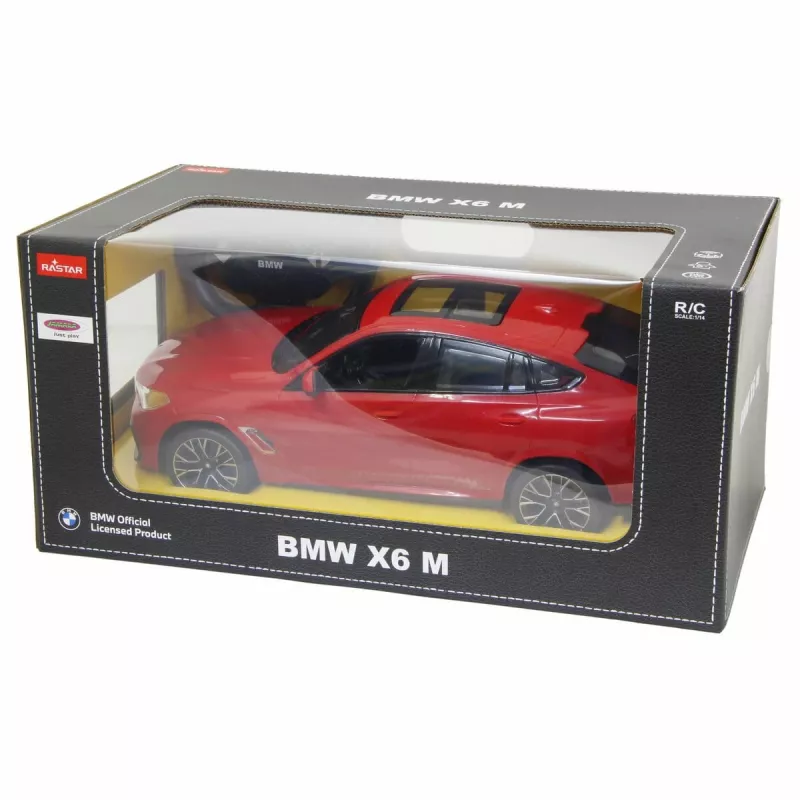 Radijo bangomis valdomas automobilis Jamara BMW X6 M elektrinis 1:14 masteliu