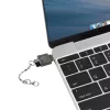 USB-C į microSD kortelių skaitytuvas su raktų pakabuku