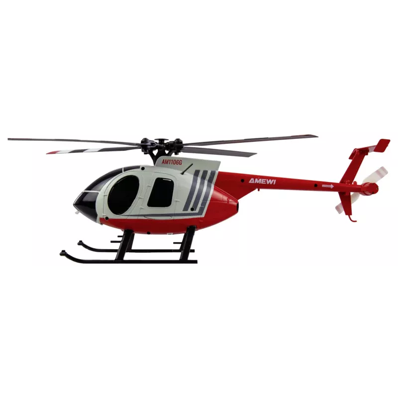 Amewi RC sraigtasparnio MD500 Li-Po baterija 350 mAh sidabrinė/raudona (25354)