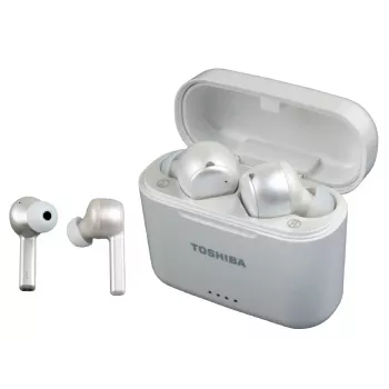 Belaidės ausinės Toshiba Airhush RZE-BT1050E baltos