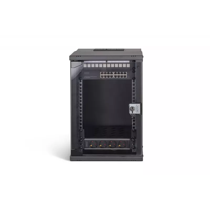Sieninis tinklo stovas Digitus DN-49103-SET 9U 315 x 300 mm juodas