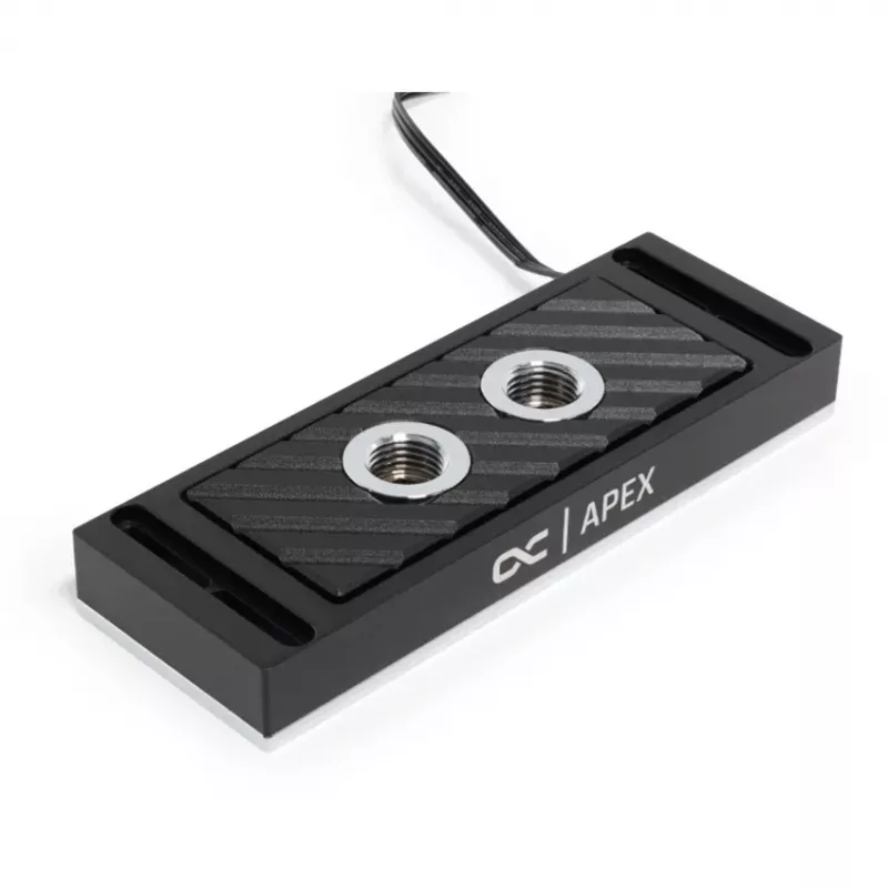 Vandens blokas Alphacool 14000 aliuminis nikeliuotas juodas 45 mm 127,5 mm 17,3 mm