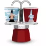 Moka puodas BIALETTI MINI EXPRESS Magritte raudona – 0001406, mažas kavinukas viryklei