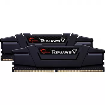 DIMM 16 GB DDR4-3600 (2x 8 GB) Dual-Kit, Arbeitsspeicher schwarz, F4-3600C18D-16GVK, Ripjaws V, INTEL XMP