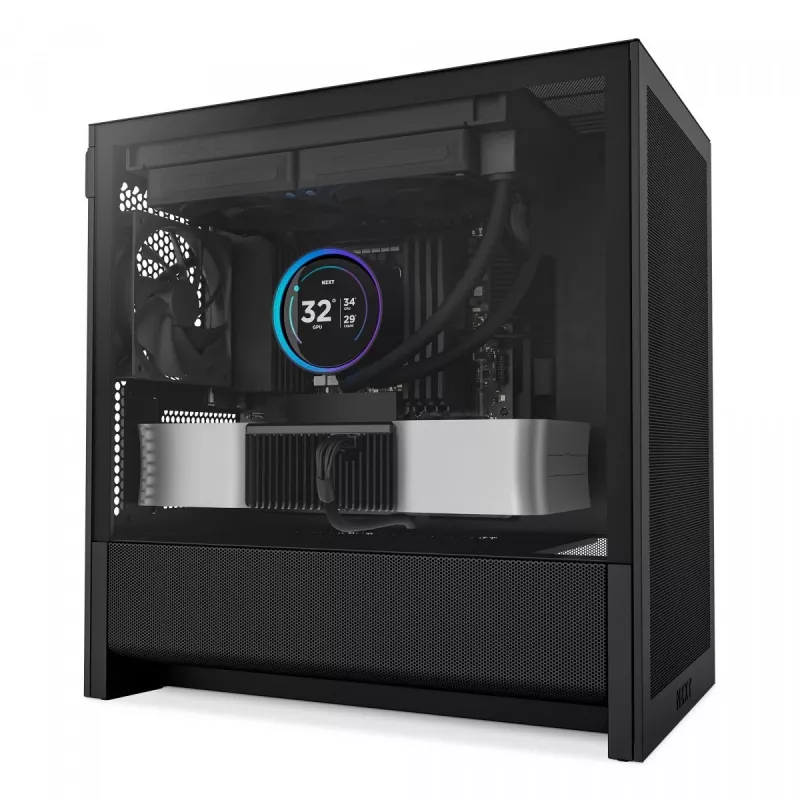 NZXT H3 Flow Micro ATX korpusas - juodas