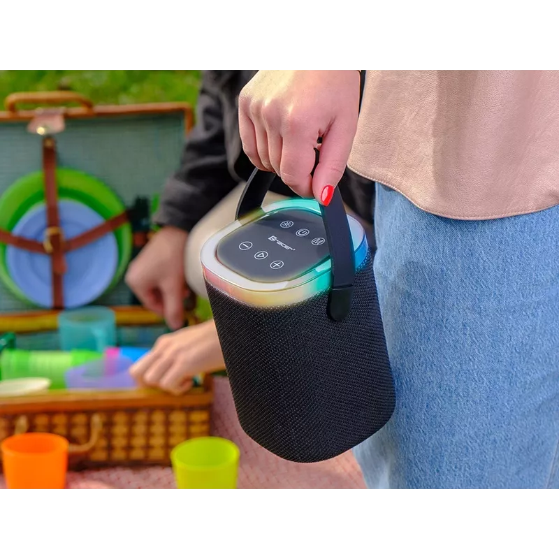 Belaidės ausinės TRACER TRAGLO47615 True Wireless Stereo su RGB apšvietimu