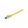 Wentronic Goobay CAT 6a Patch kabelis, S/FTP (PiMF), geltonas, 2 m - LSZH be halogeno, varis (93740)