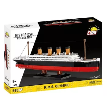 Konstruktorius Cobi Blocks R.M.S. Olympic – 59 detalių laivo modelio rinkinys