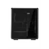 PC korpusas Cooler Master MasterFrame 500 Mesh – juodas su permatomu šonu, ATX/EATX, 2x200 mm priekyje, 1x120 mm gale