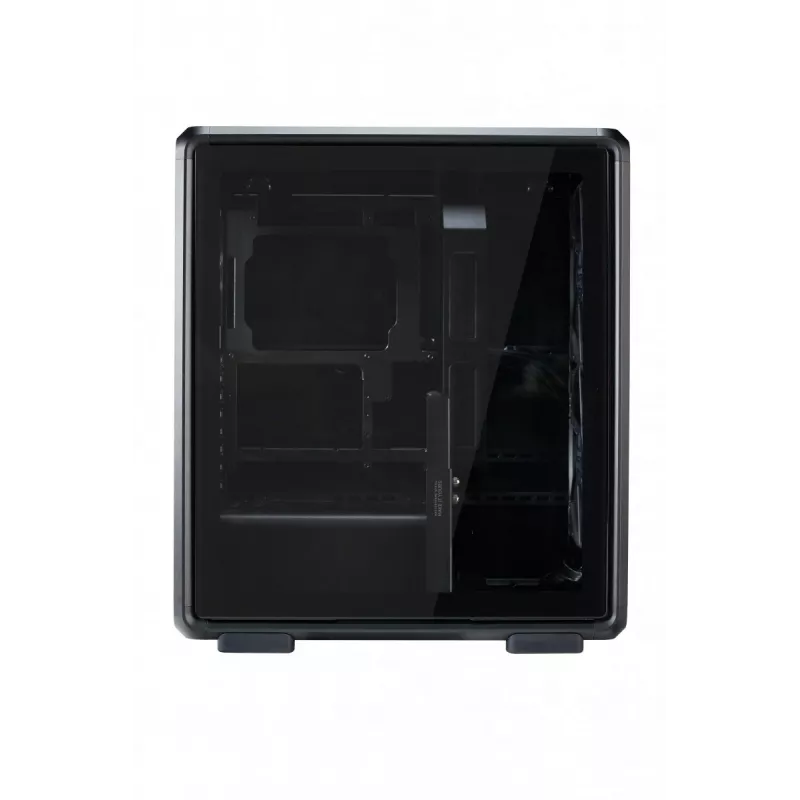 PC korpusas Cooler Master MasterFrame 500 Mesh – juodas su permatomu šonu, ATX/EATX, 2x200 mm priekyje, 1x120 mm gale