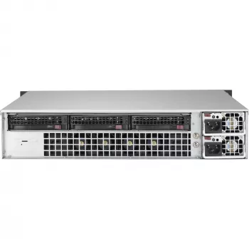 Super Micro Supermicro SC823M TQC-R802LPB - stelažinis korpusas - montuojamas į stelažą - 2U - ATX - SATA/SAS - karštai keičiamas - 800 W - juodas (CSE-823MTQC-R802LPB)