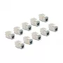 DeLOCK keystone modulis 88120 Plokščias RJ-45 Pilka 10 vnt