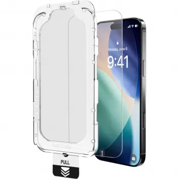 NEVOGLASS, Skaidrus ekrano apsauginis stikliukas, iPhone 17 Air, su lengvu montavimu