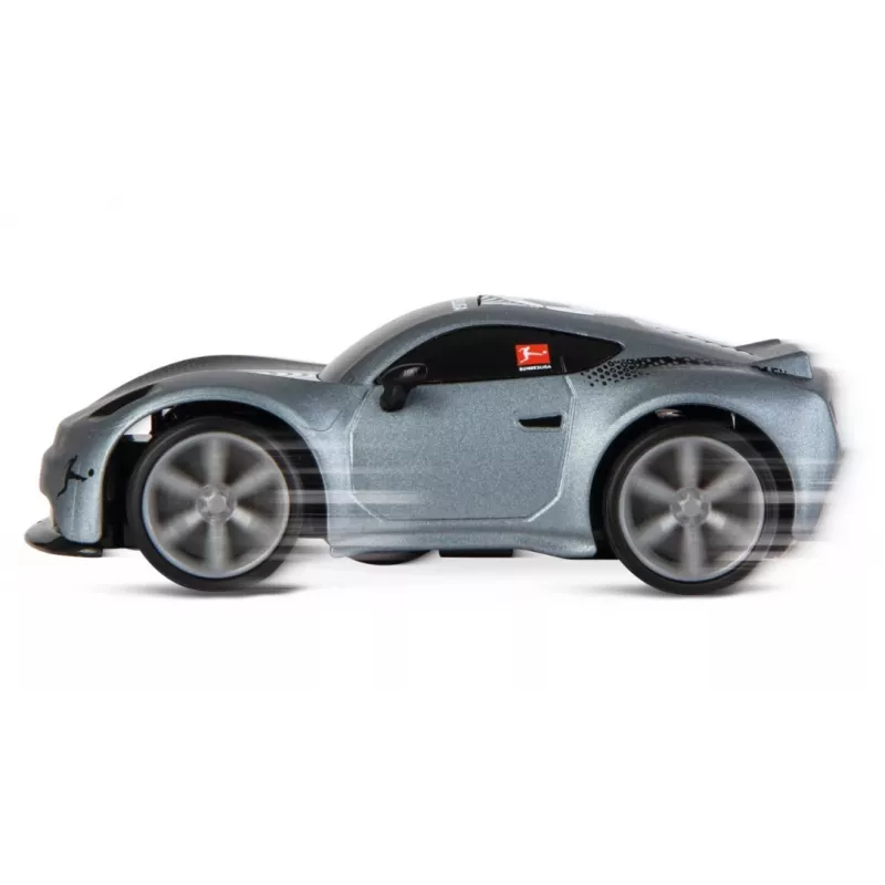 Radijo bangomis valdomas automobilis Bundesliga Mini RC 1:43 Pilka