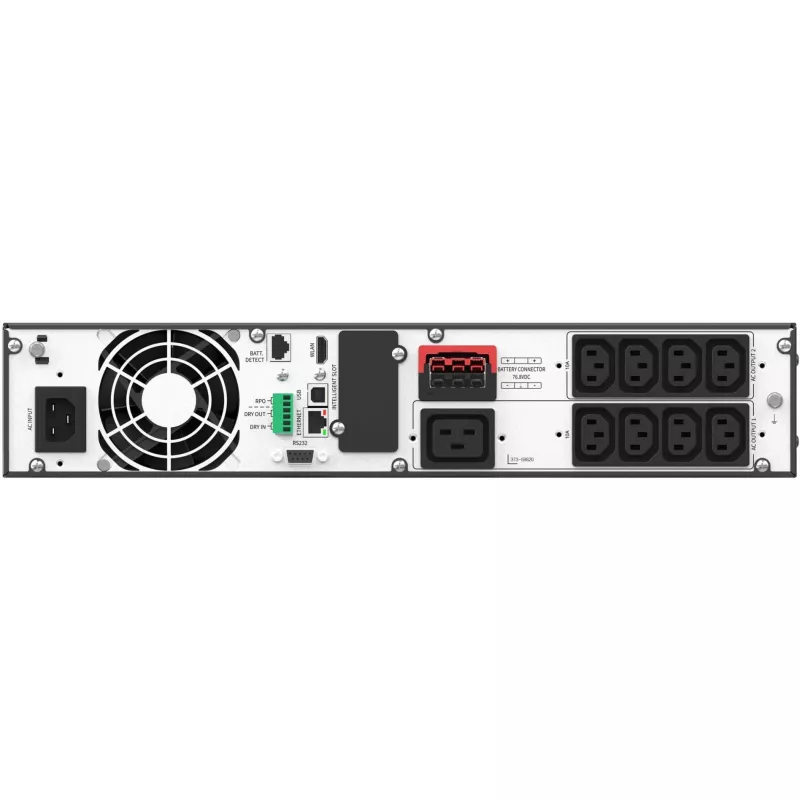 UPS stelažinis PowerWalker VFI 3000 LICR IoT PF1 ON-LINE 3000VA 8x IEC C13 USB-B RS-232 LCD 2U