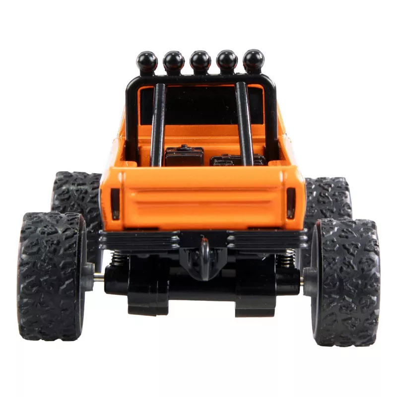 Nuotoliniu valdymu monster truck Amewi DieCast 1:64 RTR Oranžinis, liejto korpuso, paruoštas važiuoti