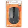 Belaidė optinė pelė DEFENDER MM-935 RF, ambidekstrinė, 1600 DPI, pilka, USB imtuvas, AAA baterijos