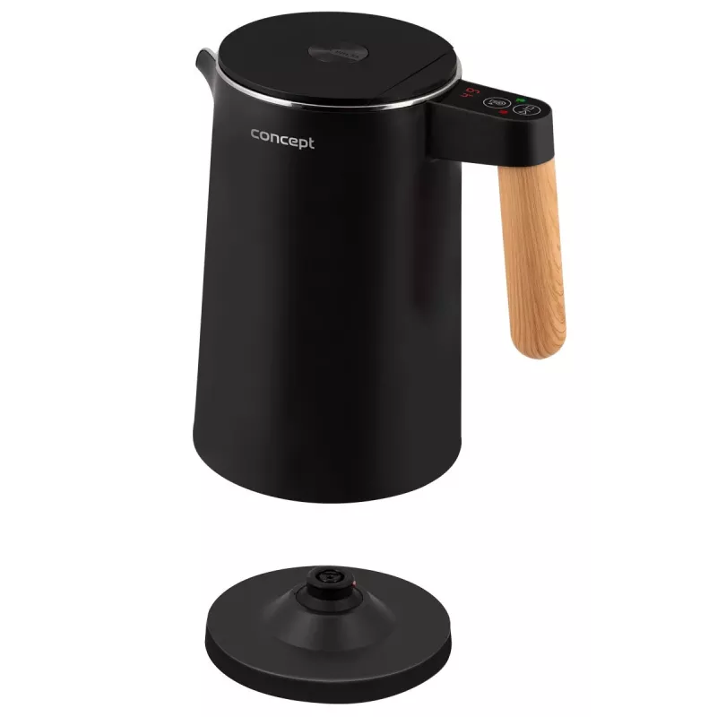 Elektrinis virdulys Double Wall 1,5 L Concept Black RK 3301