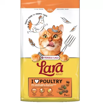 VERSELE-LAGA Lara Adult Turkey with chicken - sausas kačių ėdalas - 7kg