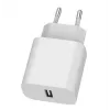 Mobiliojo įrenginio įkroviklis GEMBIRD TA-UC-1A12-01 5V 2,4A 12W USB PD, 1 prievadas, Baltas