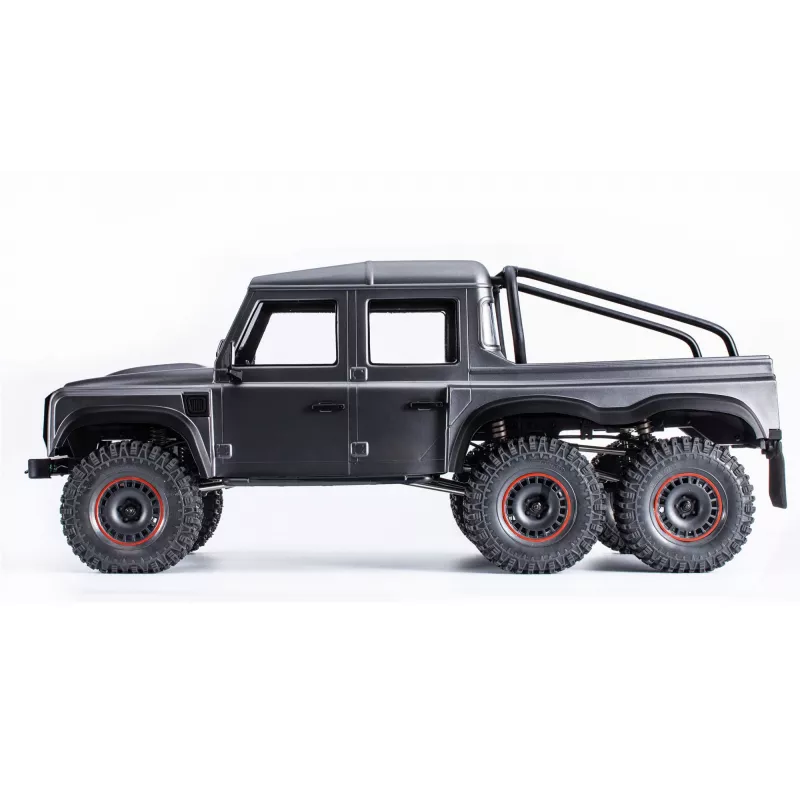 Amewi 22558 AMXRock RCX10.3P RC visureigis 6x6 pikapas, 14+, pilkas
