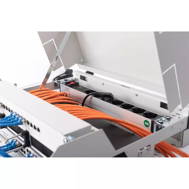 Sieninis tinklo stovas Digitus DN-19 04U-PB, 3U, pilkas