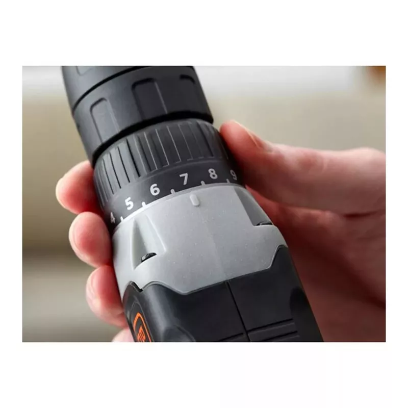 BLACK & DECKER BCD001C2-QW belaidis gręžtuvas-suktuvas | 18 V | 2x1.5 Ah | Ličio jonų
