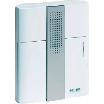 Grothe CROMA 50 durų skambutis - baltas - plastikinis - laidinis - IP40 - AC/DC - 8-12V (43150)