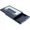 Išorinis HDD dėklas Inter-Tech HD-25620 juodai baltas 2,5 colio