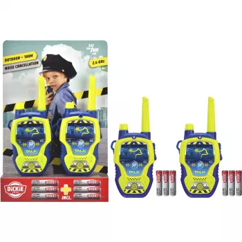 Radioryšio rinkinys Dickie Policija 2,4 GHz, 2 vienetai, modelis 201118197