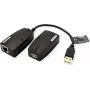 Adapteris USB-A į RJ-45, juodas, Value 12.99.1123