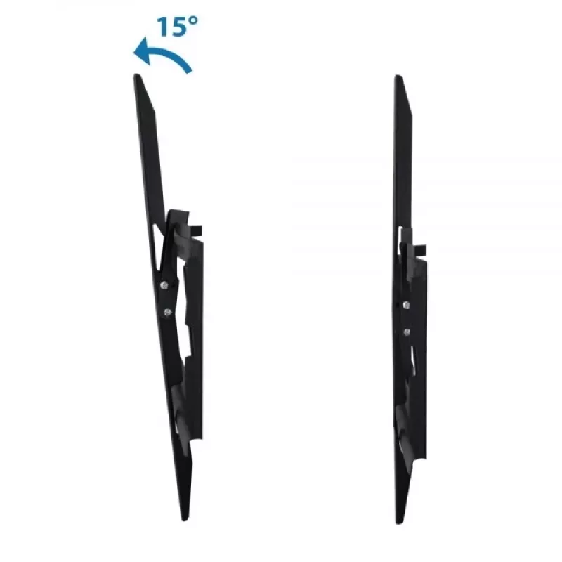 TV laikiklis ant sienos Esperanza HYPNOS 177,8 cm 70 colių juodas maks. 30 kg