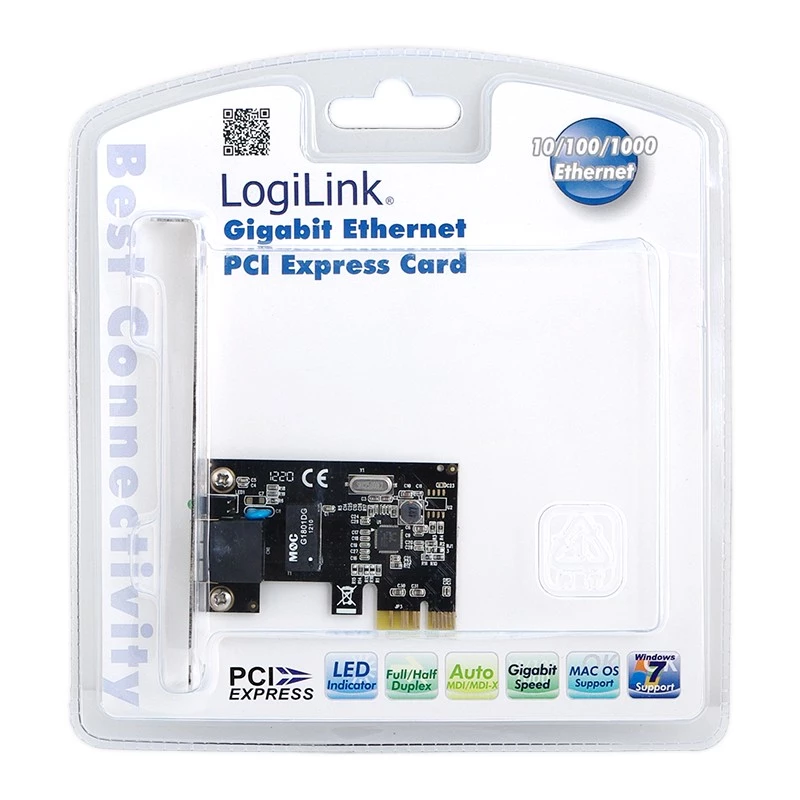 Tinklo plokštė LogiLink PC0029A PCI Express 1000 Mbit/s