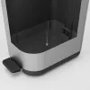 ROTHO Ribo Silver - šiukšliadėžė su pedalais – 35 l