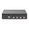 KVM jungiklis Digitus DS-12891 4x1 DP USB 4K Ultra HD